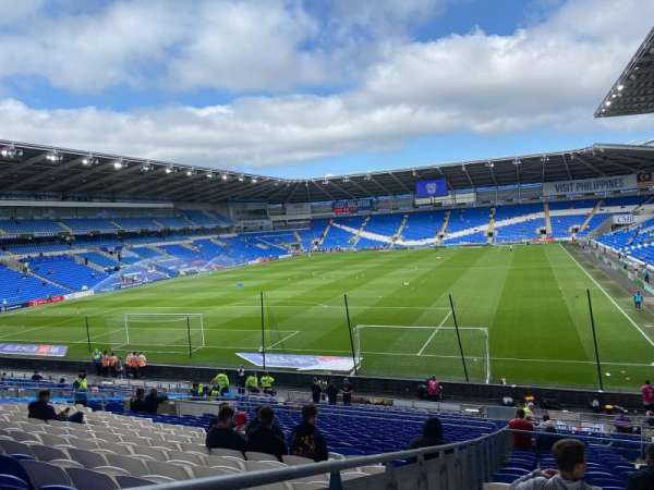 Cardiff City Stadium, bloc: 122, rangée: BB, place: 132