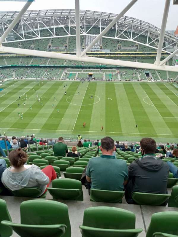 Aviva Stadium, bloc: 504, rangée: FF, place: 8