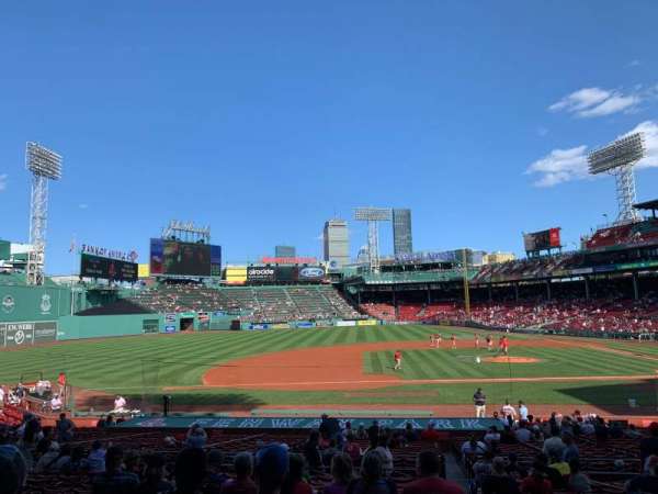 Fenway Park, bloc: Loge Box 126, rangée: 1, place: 15