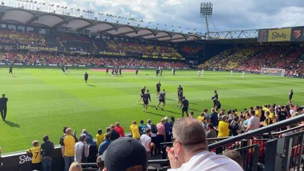 Vicarage Road, bloc: SEJ2, rangée: D, place: 40