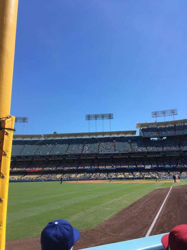 Dodger Stadium, bloc: 49FD, rangée: A, place: 10