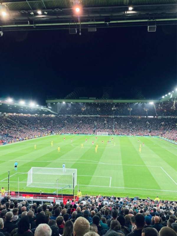 Old Trafford, bloc: E236, rangée: 20, place: 85