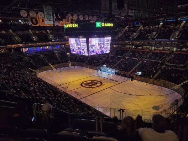TD Garden, bloc: 312, rangée: 8, place: 15