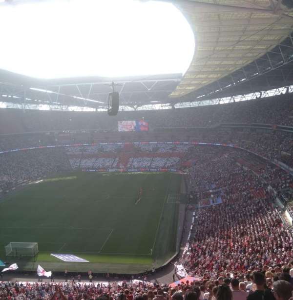 Wembley Stadium, bloc: 511, rangée: 22, place: 307