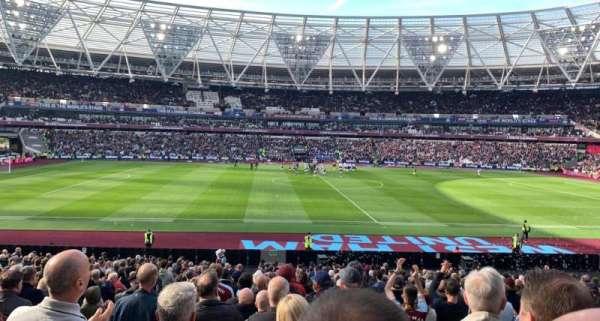 London Stadium, bloc: 135, rangée: 27, place: 281