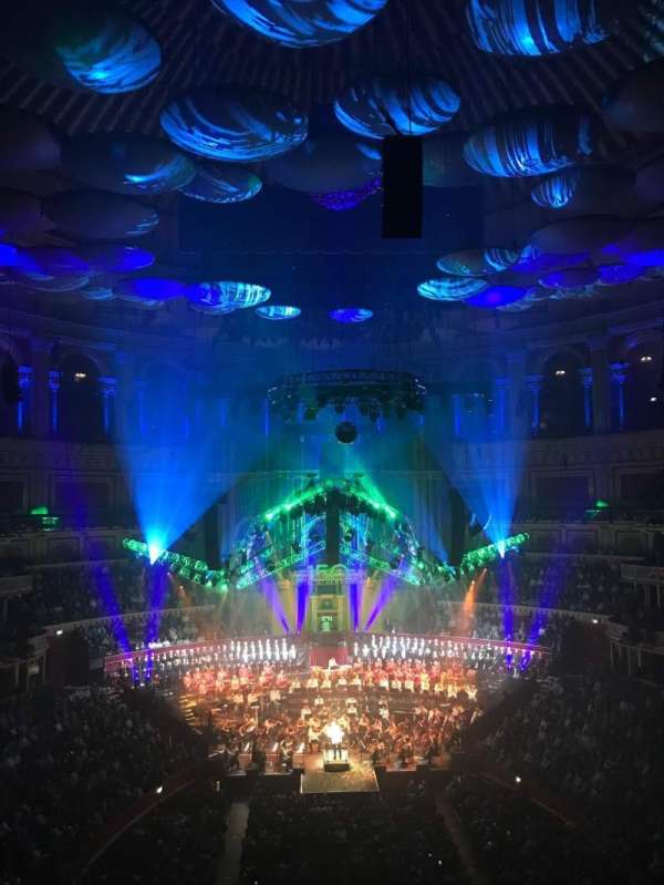 Royal Albert Hall, bloc: Rausing Circle T, rangée: 1, place: 104
