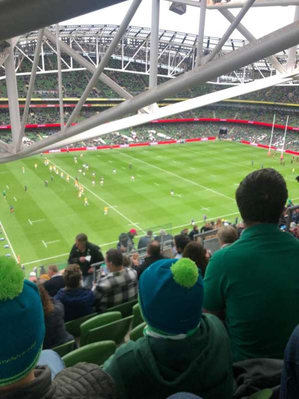 Aviva Stadium, bloc: 529, rangée: R, place: 20
