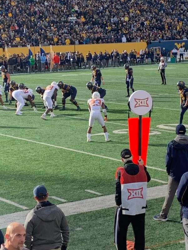 Mountaineer Field, bloc: 102, rangée: 3, place: 3