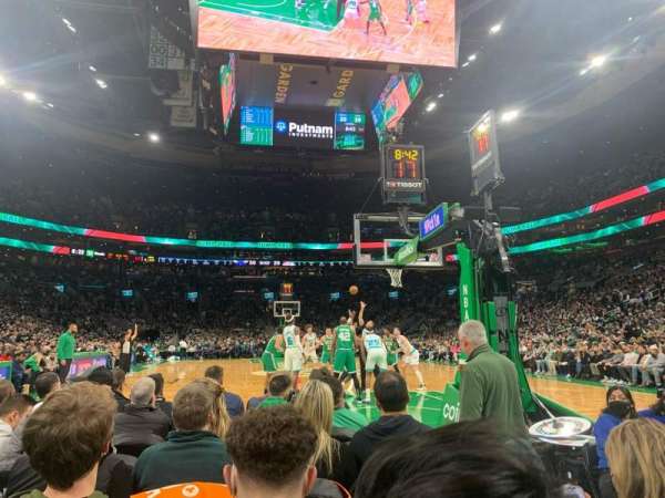 TD Garden, bloc: 18, rangée: C, place: 6