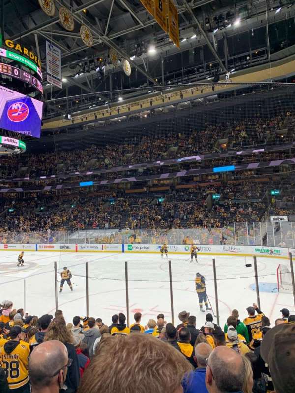 TD Garden, bloc: 19, rangée: 11, place: 21