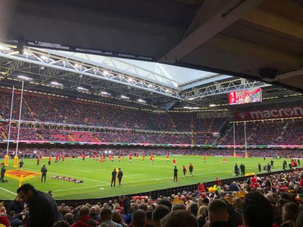 Principality Stadium, bloc: L14, rangée: 20, place: 9
