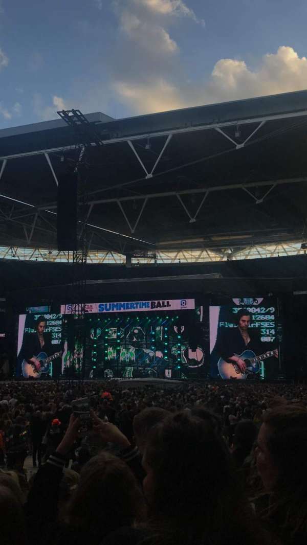 Wembley Stadium, bloc: 104, rangée: 8, place: 65
