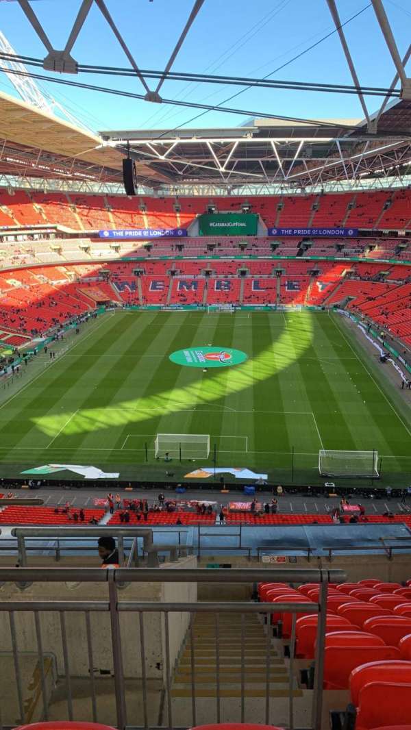 Wembley Stadium, bloc: 539, rangée: 22, place: 374