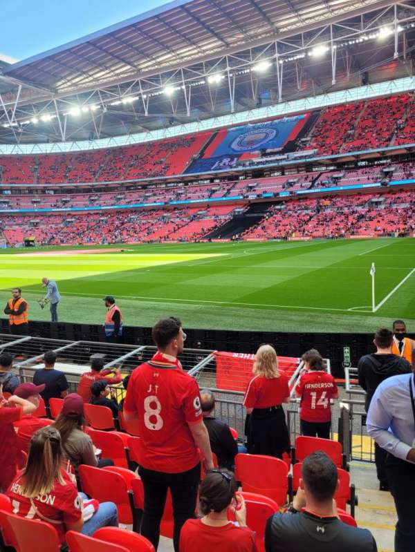 Wembley Stadium, bloc: 140, rangée: 7, place: 199