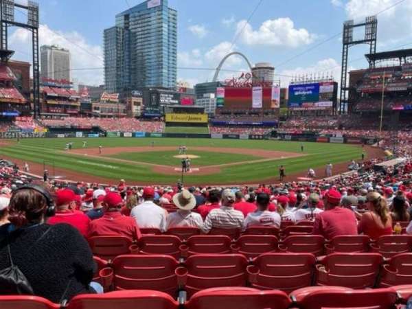 Busch Stadium, bloc: 150, rangée: 19, place: 10