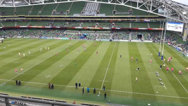 Aviva Stadium, bloc: 502, rangée: C, place: 24