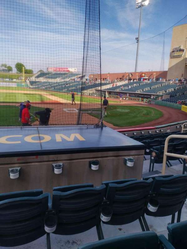Isotopes Park, bloc: 107, rangée: H, place: 4