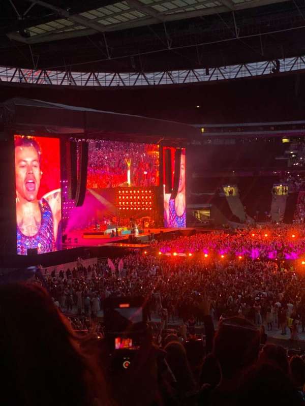 Wembley Stadium, bloc: 123, rangée: 40, place: 23