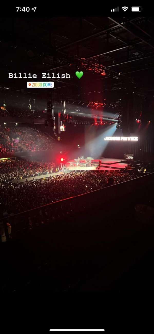 Ziggo Dome, bloc: 104, rangée: 12, place: 108