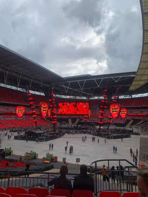 Wembley Stadium, bloc: 108, rangée: 36, place: 82