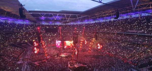 Wembley Stadium, bloc: 542, rangée: 17, place: 065