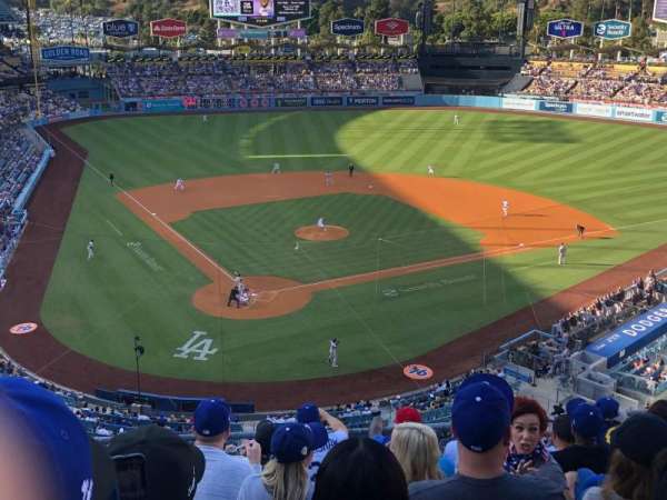 Dodger Stadium, bloc: 4RS, rangée: F, place: 7