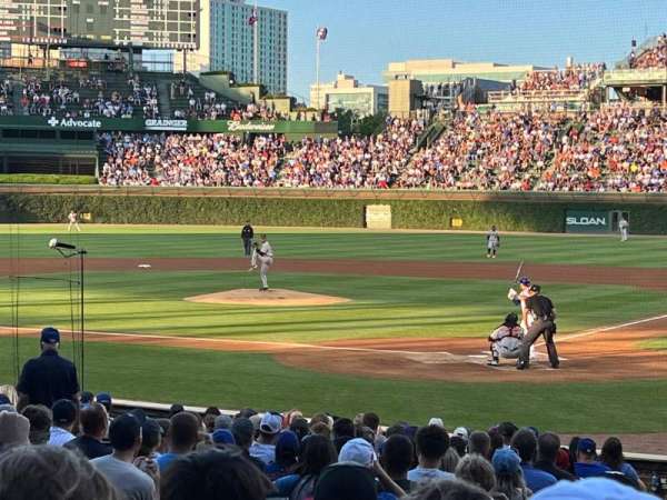 Wrigley Field, bloc: 116, rangée: 7, place: 4