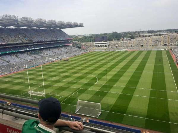 Croke Park, bloc: 716, rangée: B, place: 12