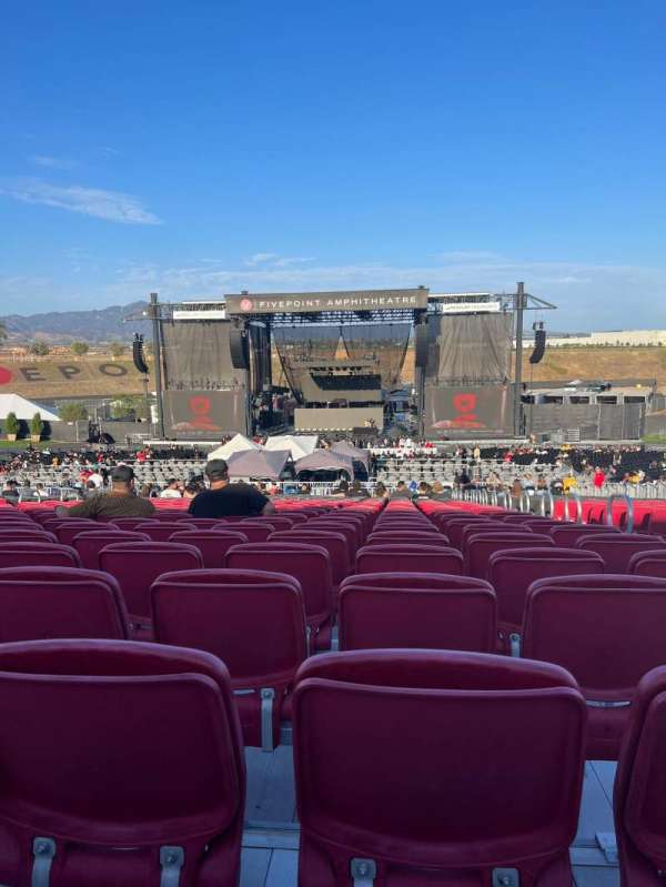 FivePoint Amphitheater, bloc: Terrace 303, rangée: 35, place: 28
