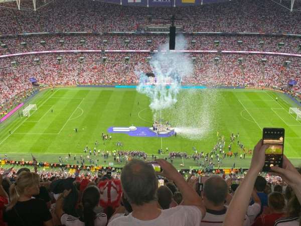 Wembley Stadium, bloc: 501, rangée: 36, place: 4