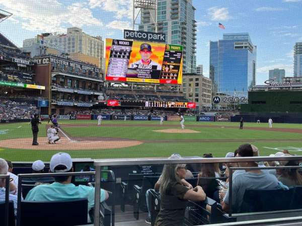Petco Park, bloc: 103, rangée: 9, place: 10