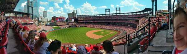 Busch Stadium, bloc: 363, rangée: 8, place: 4