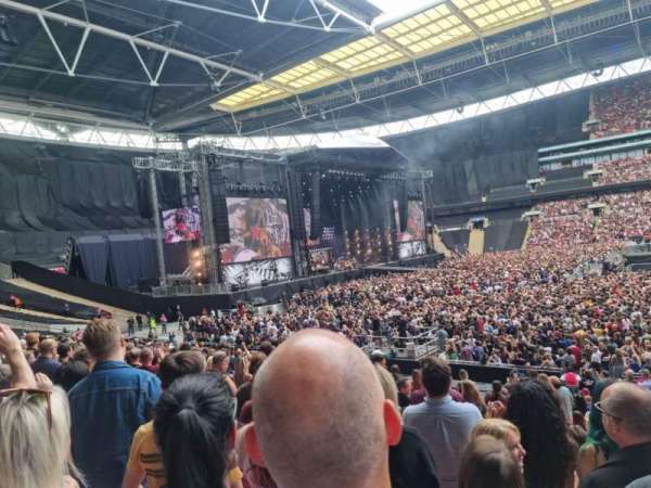 Wembley Stadium, bloc: 124, rangée: 24, place: 32