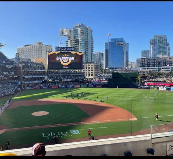 Petco Park, bloc: 205, rangée: 5, place: 5