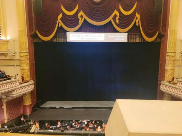 Capitol Theatre, Salt Lake City, bloc: Grand tier, rangée: 2a, place: 11