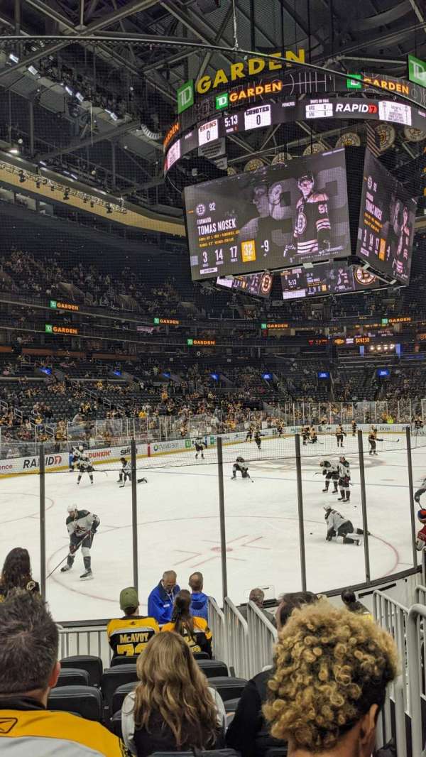 TD Garden, bloc: 5, rangée: 11, place: 3