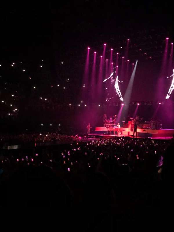 Accor Arena, bloc: Gradin F, rangée: 21, place: 5
