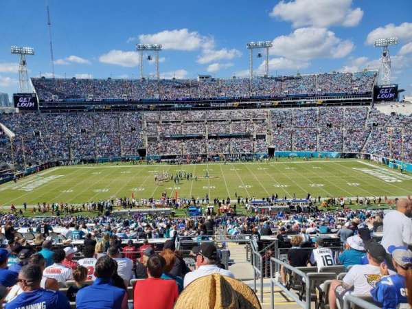 EverBank Stadium, bloc: 237, rangée: J, place: 1