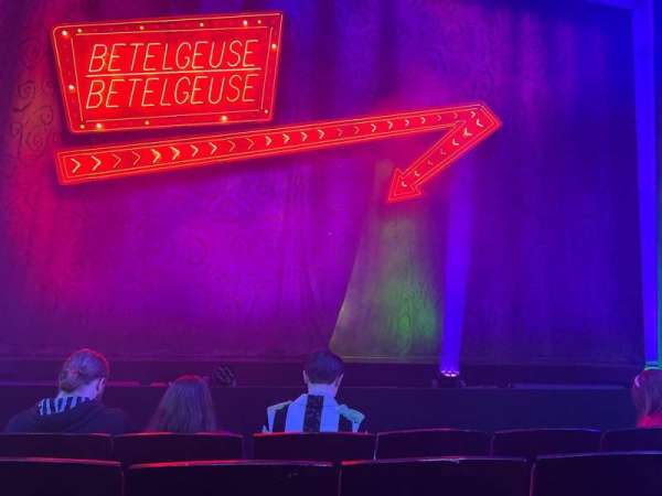 Marquis Theatre, bloc: Orchestra C, rangée: D, place: 107
