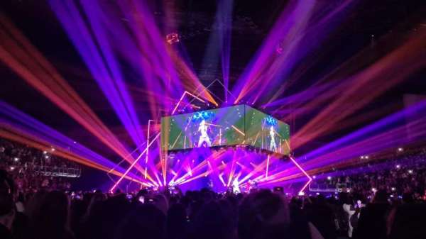 The O2, London, bloc: Floor B1, rangée: M, place: 11