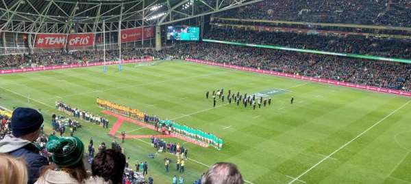 Aviva Stadium, bloc: 523, rangée: C, place: 1