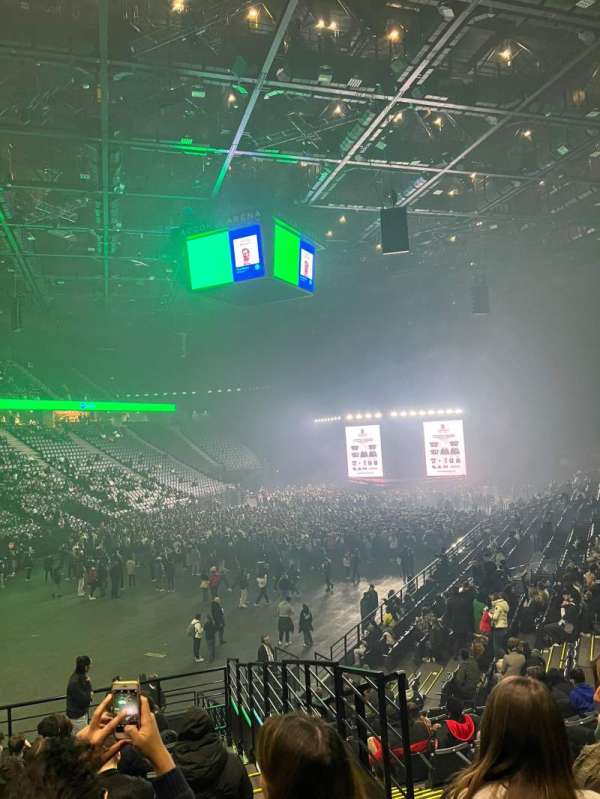 Accor Arena, bloc: Gradin C, rangée: 10, place: 5