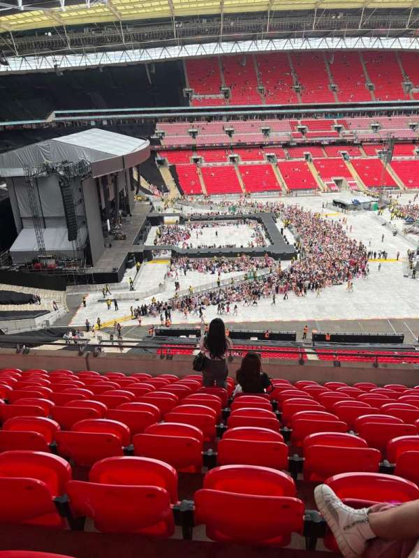 Wembley Stadium, bloc: 530, rangée: 9, place: 91