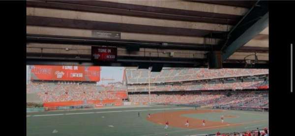 Angel Stadium, bloc: 208, rangée: K, place: 5