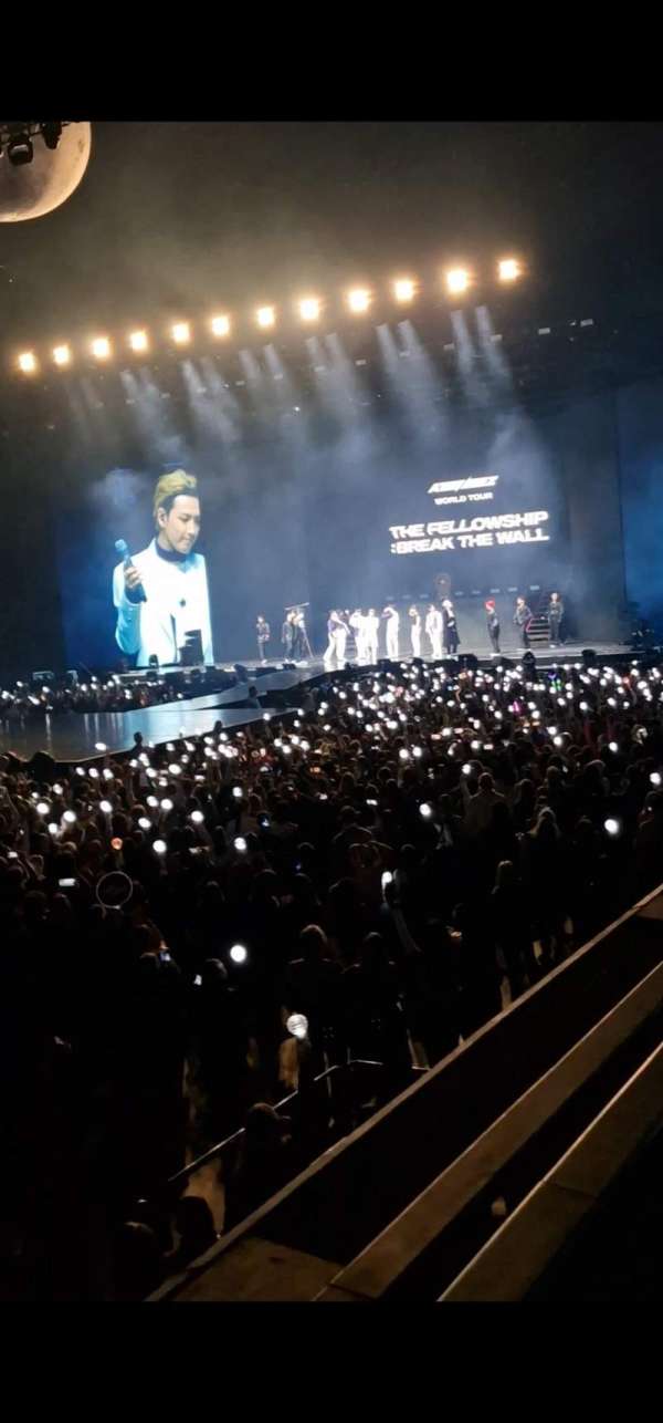 Ziggo Dome, bloc: 104, rangée: 1, place: 102
