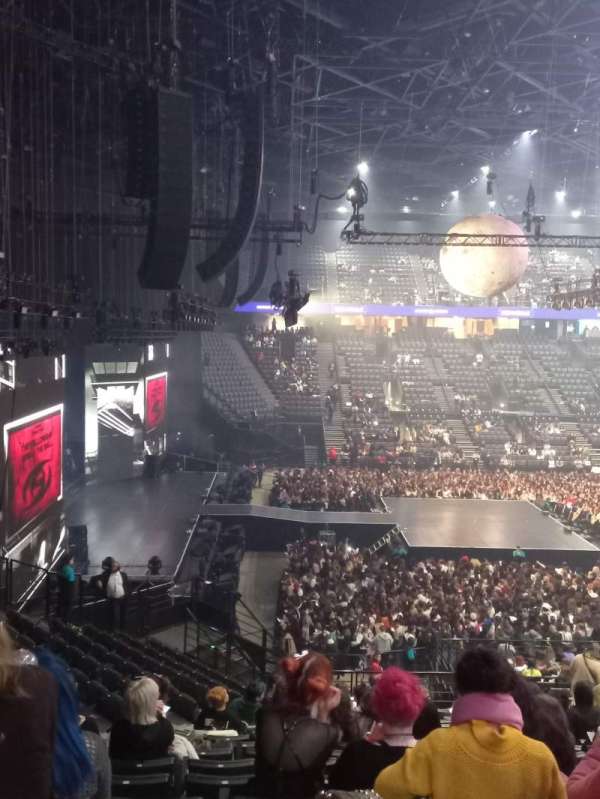 Accor Arena, bloc: Gradin N, rangée: 3, place: 14