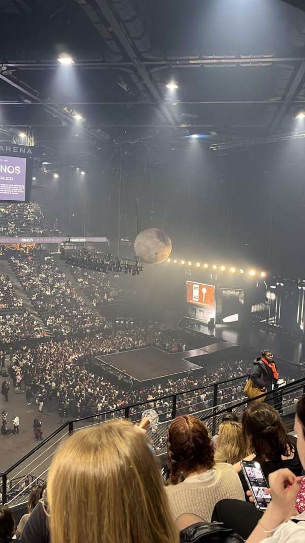 Accor Arena, bloc: Balcon E, rangée: 88, place: 13