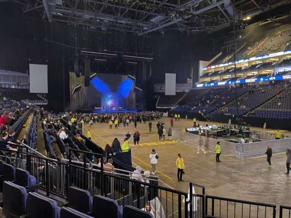 The O2, London, bloc: 105, rangée: M, place: 143