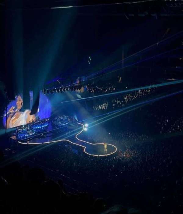 The O2, London, bloc: 406, rangée: N, place: 575