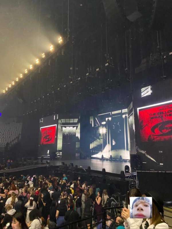 Accor Arena, bloc: Gradin G, rangée: 23, place: 5